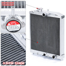 Load image into Gallery viewer, Single PASS 3-ROW 52MM Race Aluminum Radiator For 92-00 Honda